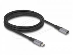Delock Удължителен кабел USB-C, 40 Gbps, PD 240W, 1 м, сив (DELOCK-81201) - xtreme