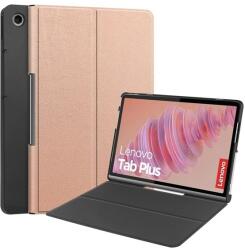 Gigapack Lenovo Tab Plus (TB351FU) tok álló, bőr hatású (flip, oldalra nyíló) rozéarany (GP-181790)