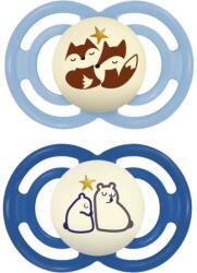 MAM Perfect Night 6m+ cumi Blue/ Dark Blue 2 db