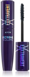 Avon Exxtravert Extreme Volume vízálló szempillaspirál a hosszú és dús pillákért árnyalat Blackest Black 9.5 ml