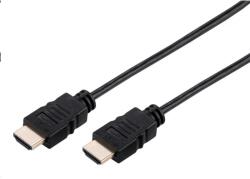 C-TECH HDMI 2.0 Összekötő Fekete 1m CB-HDMI2-1 (CB-HDMI2-1)