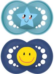 MAM Original 6+ months cumi Turquoise/ Dark Blue 2 db