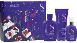 ALFAPARF Milano Semi di Lino Blonde Holiday Kit ajándékszett a szőke és melírozott hajra 3 db