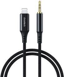 Choetech AUX009 Lighting / mini jack 3.5 mm kábel 2 m - fekete