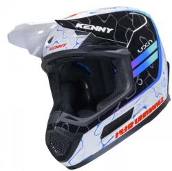 Kenny Cască de ciclism PERFORMANCE GRAPHIC + Wave Blue White 2026 S (261-0202013-5402)