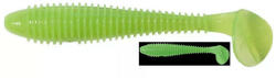  Keitech Swing Impact FAT 3, 3" / - 026 - Clear Chartreuse Glow gumihal - (7db/csomag)