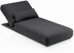 Kettler EGO alumínium napozóágy - antracit / antracit / Sunbrella