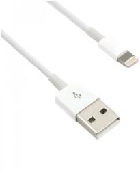 C-TECH USB Lightning Töltő/adat Fehér 2m CB-APL-20W (CB-APL-20W)