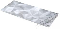 ENDORFY Crystal Onyx White XL (400x900x3 mm, csúszásgátló, mintás) fehér egérpad