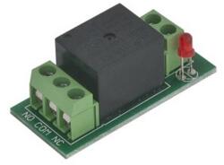  Placuta releu si LED pentru convertire semnal umed 12Vcc la semnal uscat NO/NC, PCB-506A (PCB-506A)