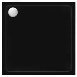  Akril zuhanytálca Rea Savoy black 80x80 Szálcsiszolt réz fedél