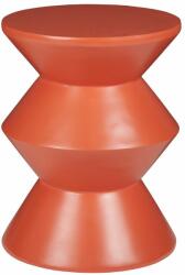 Pieces kerámia kisasztal 35x46cm piros (000000001000485963)