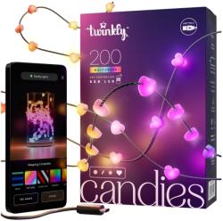 Twinkly TWKH200RGB-G - LED RGB димируема гирлянда с 200 светодиода, 14 м, USB, Wi-Fi (TW0055)