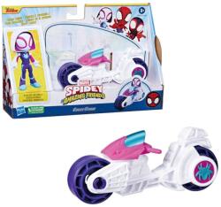 Hasbro Marvel Spidey And His Amazing Friends F7461 - Ghost-Spider cu Motocicleta (F7461) Figurina