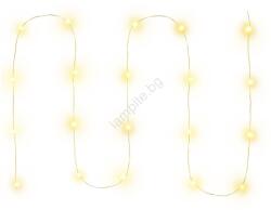 Retlux - LED гирлянд 20xLED/2xAA 2, 3 m топла бяла светлина (FT0013)