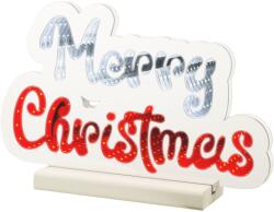 Lumineo Infinity Light Merry Christmas LED dekoráció, 32.4x20xM32 cm, 117 LED, Polietilén