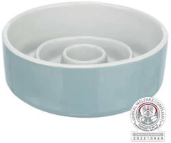 TRIXIE Tál Kerámia Evéslassító 0, 45l/14cm szürke/kék