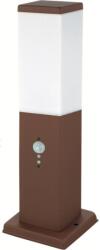 Brilagi - NOVA kültéri lámpa mozgásérzékelővel 1xE27/15W/230V 40 cm IP44 barna FG-KH446PSH-40-SEN-RUST (BG3951)