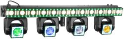 BeamZ ShowBar GO Edge 4x40W 4 az 1-ben LED robotlámpa + Stroboszkóp DMX fényeffekt