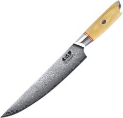 Gudaro - Damaszkuszi porciózó kés HIKARI 8", 67 rétegű acél, hossza 20 cm GD1005-E (GU0030)