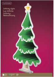Lumineo LED dekoráció Infinity Light Tree Lumineo, 39, 8x27, 2xH40 cm, 126 LED, polietilén