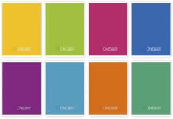 Cool School Füzet sima One Colour Bright A/4 80-32 vegyes színek
