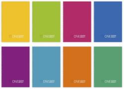 Cool School Spirálfüzet sima One Colour Bright A/4 70 lapos vegyes színek - vectraline