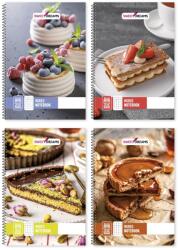 Cool School Spirálfüzet sima Sweet Dreams A/4 70 lapos vegyes minták - vectraline