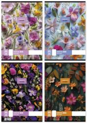 Cool School Füzet sima Dream Flowers A/4 80-32 vegyes minták