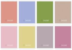 Cool School Füzet sima One Colour Pastel A/5 20-32 vegyes színek