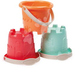 Ecoiffier Vödör Bástya Preschool Castle Bucket Écoiffier 3 fajta 10 cm magas 12 hó-tól (ECO609-A)