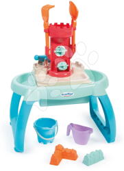 Écoiffier Víz- és homokasztal Sand & Water Table Écoiffier dupla malommal 9 kiegészítővel 18 hó-tól (ECO4603)