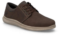 RIEKER férfi barna bőr félcipő extra széles lábra 10424-22