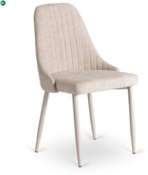 Mebel Elite Étkezőszék krém szövet kárpittal. TORINO