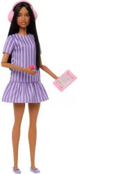Mattel Barbie Fashionistas autista baba csíkos ruhában (JJN58) - jatekbirodalom