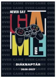 TopTimer Diák zsebkönyv TOPTIMER papírborító B/6 heti 120x170mm Gamer 2026-2027 (27D100J-00B) - tonerpiac