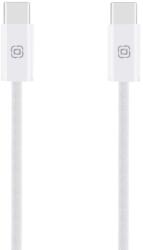  Kábel: OBAL: ME - Type-C / Type-C (USB-C) fehér szövet kábel, 1m/60W