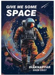 TopTimer Diák zsebkönyv TOPTIMER papírborító B/6 heti 120x170mm Űrhajós 2026-2027 (27D100J-00H) - tonerpiac