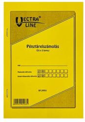VECTRALINE Nyomtatvány pénztárelszámolás VECTRALINE A/5 25x2 lapos (1 csomag tartalma 10 darab) (DF200/D)
