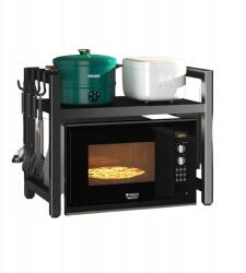  Mikrohullámú sütő állvány kihúzható polc állítható teleszkópos loft rendszerező (YFDZ-6979382040864)