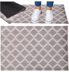 Allvo Lábtörlő Cipőszőnyeg Ajtóhoz Szőnyeg 50x70 cm Csúszásgátló Járda (LIVING ZALA D6852SZARYJASNYKRATA)