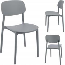 Jumi Kárpitozott Szék Szürke Nappali Étkező Konyha Modern Velúr (CM-275140)