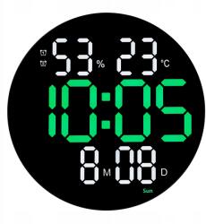  Elektronikus Óra Digitális Led Függő Fali Ébresztőóra