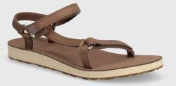 Teva női bőr szandál Original Universal Slim Lea - barna Női 38