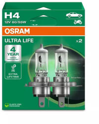 OSRAM Izzó H4 12V 60/55 Ultra Life (2db) - OSRAM
