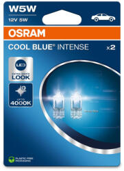 OSRAM Izzó 12V 5W, W5W Cool Blue Intense NextGen (2db) - OSRAM