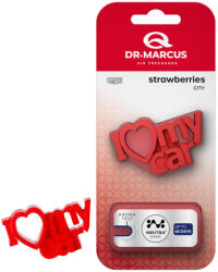 Dr. Marcus CITY I LOVE MY CAR STRAWBERRIES Illatosító (GLDRM76936)