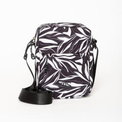 Heavy Tools fekete / fehér levélmintás textil válltáska etorp26 batik