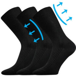Lonka 3PACK șoseteLonka medicament negru (Zdravan) L (184950)