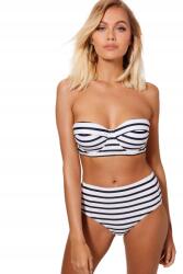 Boohoo Csíkos Bikinialsó 40-ES Méret